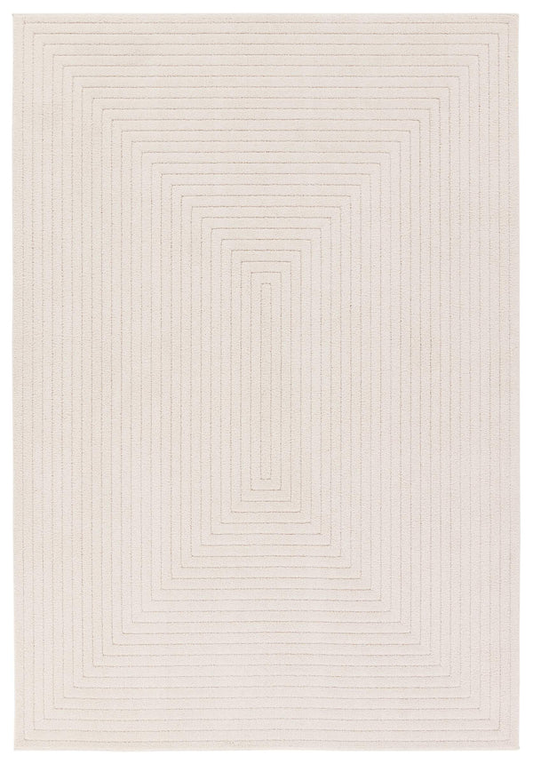 Jaipur Living Jaipur Living Archias Chenille Geometric Rug Cream High Low Pile Bohemian Accent RSW104781
