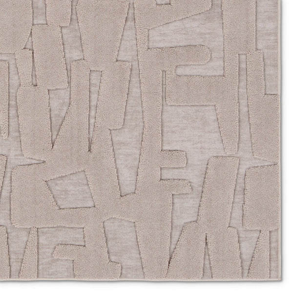 Jaipur Living Petros Corsen Ptr07 Powerloomed Machinemade 80% Polyester 20% Chenille Geometric Abstract Indoor Rug Gray 80% Polyester 20% Chenille Rug161800