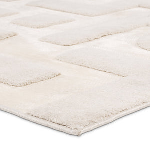 Jaipur Living Petros Braen Ptr08 Powerloomed Machinemade 80% Polyester 20% Chenille Geometric Abstract Indoor Rug Ivory 80% Polyester 20% Chenille Rug161803