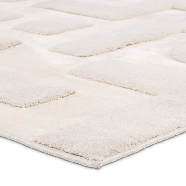 Jaipur Living Petros Braen Ptr08 Powerloomed Machinemade 80% Polyester 20% Chenille Geometric Abstract Indoor Rug Ivory 80% Polyester 20% Chenille Rug161803