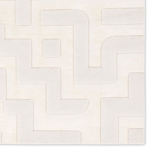 Jaipur Living Petros Braen Ptr08 Powerloomed Machinemade 80% Polyester 20% Chenille Geometric Abstract Indoor Rug Ivory 80% Polyester 20% Chenille Rug161803