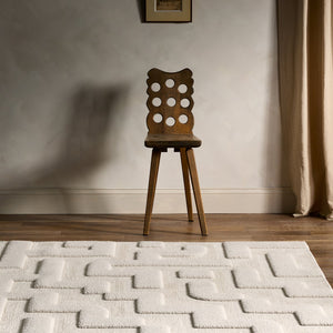 Jaipur Living Petros Braen Ptr08 Powerloomed Machinemade 80% Polyester 20% Chenille Geometric Abstract Indoor Rug Ivory 80% Polyester 20% Chenille Rug161803