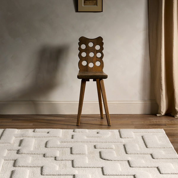 Jaipur Living Petros Braen Ptr08 Powerloomed Machinemade 80% Polyester 20% Chenille Geometric Abstract Indoor Rug Ivory 80% Polyester 20% Chenille Rug161803