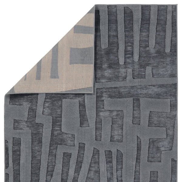 Jaipur Living Petros Cade Ptr09 Powerloomed Machinemade 80% Polyester 20% Chenille Geometric Abstract Indoor Rug Gray 80% Polyester 20% Chenille Rug161791