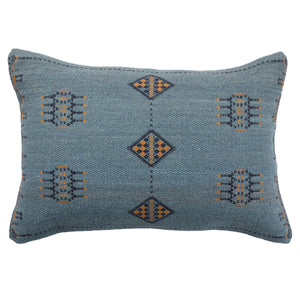 Jaipur Living Jaipur Living Puebla Wool Cotton Lumbar Pillow Tribal Gold Embroidery Moroccan Boho Down PLW103607
