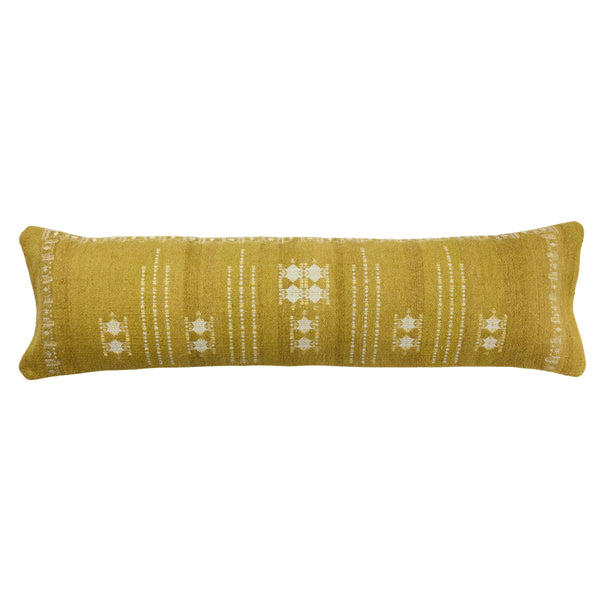 Jaipur Living Jaipur Living Tribal Embroidered Wool Lumbar Pillow Cover for Sofa or Bed PLC102372