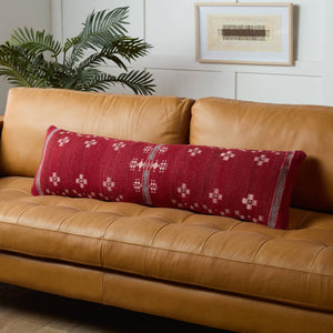 Jaipur Living Jaipur Living Katara Wool Cotton Lumbar Cover Tribal Embroidered Moroccan Sabra Accent PLC102371