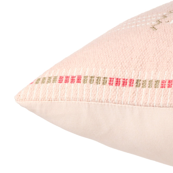 Jaipur Living Jaipur Living Maram Moroccan Embroidered Cotton Throw Pillow for Boho Bedroom Decor Poly Fill PLW103614