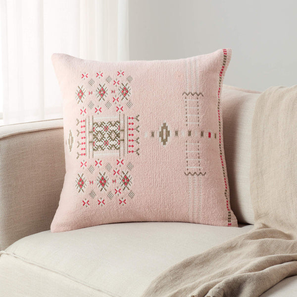 Jaipur Living Jaipur Living Maram Cotton Embroidered Tribal Pillow Cover Moroccan Sabra Boho Accent PLC102377