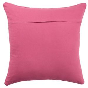 Jaipur Living Jaipur Living Shazi Tribal Embroidered Cotton Throw Pillow Cover Boho Accent Pink PLC102380
