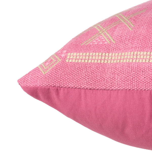 Jaipur Living Jaipur Living Shazi Tribal Embroidered Cotton Throw Pillow Moroccan Sabra Accent Poly Fill PLW103620