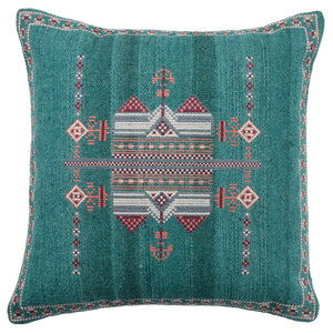 Jaipur Living Jaipur Living Puebla Tribal Embroidered Wool Cotton Throw Pillow Cover Boho Decor PLC102379