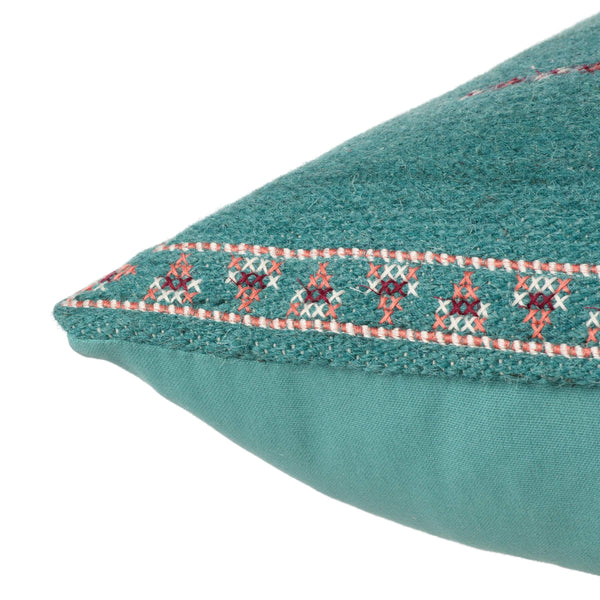 Jaipur Living Jaipur Living Puebla Tribal Embroidered Wool Cotton Throw Pillow Cover Boho Decor PLC102379