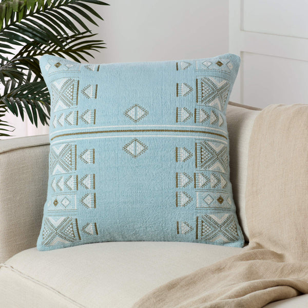 Jaipur Living Jaipur Living Elina Embroidered Cotton Tribal Throw Pillow Moroccan Sabra Accent Down PLW103621