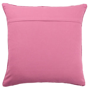 Jaipur Living Jaipur Living Shazi Tribal Embroidered Cotton Throw Pillow Cover Boho Accent Magenta PLC102582