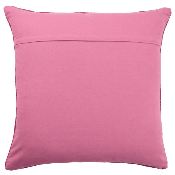 Jaipur Living Jaipur Living Shazi Tribal Embroidered Cotton Throw Pillow Cover Boho Accent Magenta PLC102582