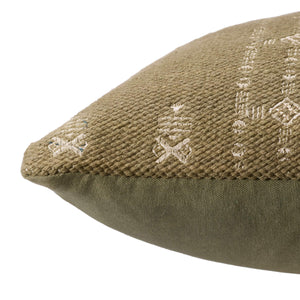 Jaipur Living Jaipur Living Puebla Cotton Lumbar Pillow Tribal Embroidery Moroccan Medallion Sofa Accent Down PLW103980