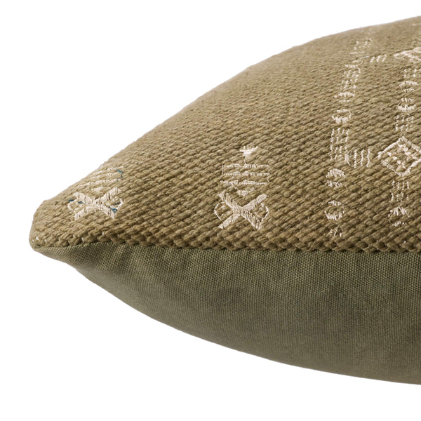 Jaipur Living Jaipur Living Puebla Cotton Lumbar Pillow Tribal Embroidery Moroccan Medallion Sofa Accent Down PLW103980