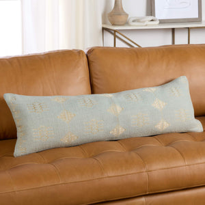 Jaipur Living Jaipur Living Lumbar Pillow Cover Tribal Embroidered Cotton Moroccan Medallion Boho Sofa PLC102598