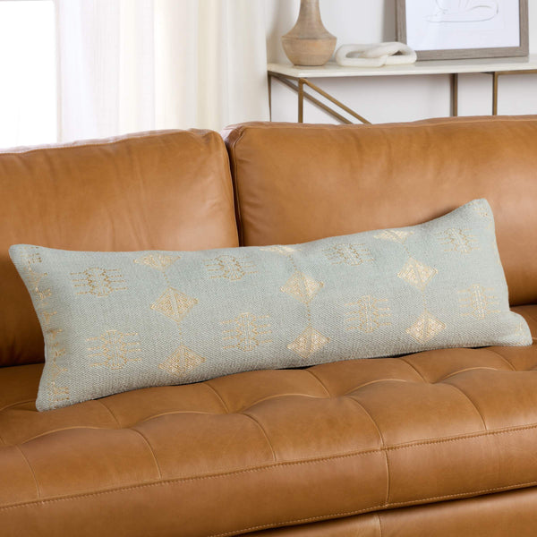 Jaipur Living Jaipur Living Lumbar Pillow Cover Tribal Embroidered Cotton Moroccan Medallion Boho Sofa PLC102598