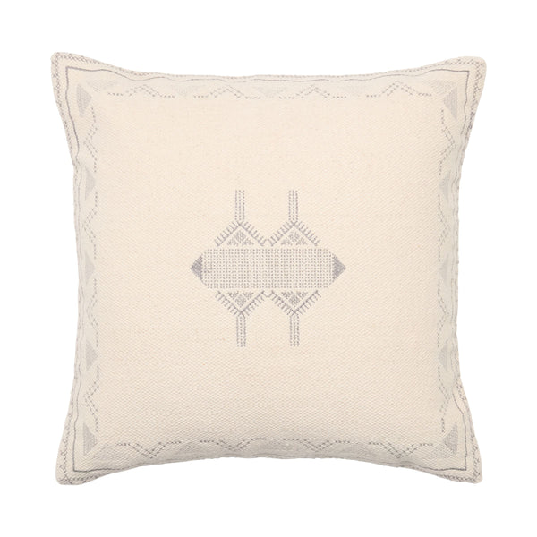 Jaipur Living Jaipur Living Ianira Cotton Woven Medallion Throw Pillow Cover Moroccan Tribal Cream PLC102599