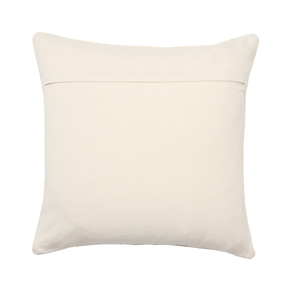 Jaipur Living Jaipur Living Ianira Cotton Throw Pillow Moroccan Medallion Tribal Embroidery Cream Silver Poly Fill PLW103985