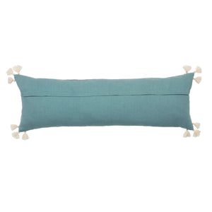 Jaipur Living Jaipur Living Tribal Cotton Lumbar Pillow Cover with Tassels and Moroccan Embroidery PLC102601