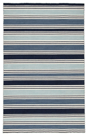 Jaipur Living Jaipur Living Salada Hand Woven Wool Flatweave Rug Coastal Ticking Stripe Accent 6' X 9' RUG150480