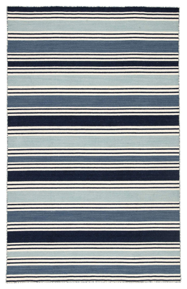 Jaipur Living Jaipur Living Salada Hand Woven Wool Flatweave Rug Coastal Ticking Stripe Accent 6' X 9' RUG150480