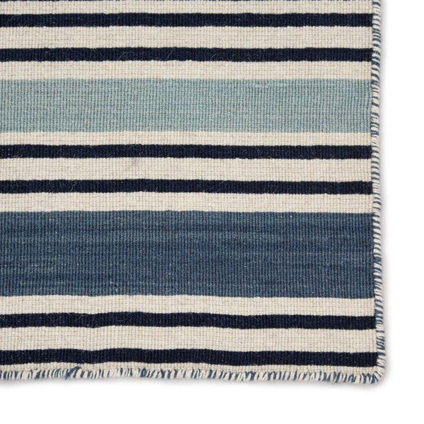 Jaipur Living Jaipur Living Salada Hand Woven Wool Flatweave Rug Coastal Ticking Stripe Accent 6' X 9' RUG150480
