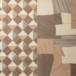 Jaipur Living Verde Home Jaipur Paris Hand Tufted Wool Geometric Rug Natural Undyed Living Room 9' x 12' RUG147274