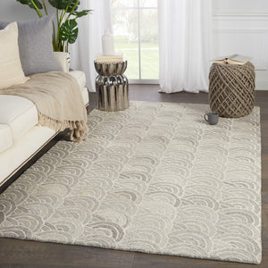 Jaipur Living Verde Home Jaipur Tokyo Hand Tufted Wool Viscose Art Deco Geometric Area Rug 5'X8' RUG147276