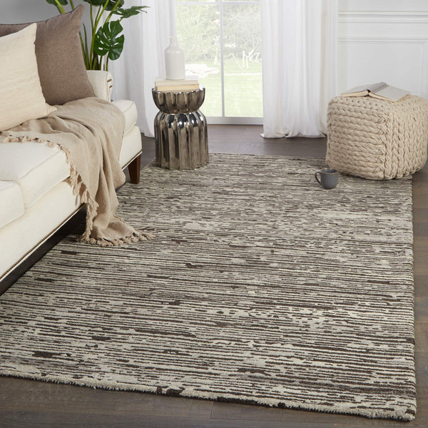Jaipur Living Verde Home Nairobi Hand-tufted Wool Striped Area Rug Naturally Dyed Artisan Craft 5' x 8' RUG147280