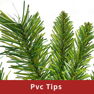 English Elm Pre-Lit Holiday Decor 4 Piece Set with Warm LED Lights Entrance Trees Garland Wreath PX283311AAF