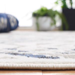 Safavieh Pyramid 221 Power Loomed Modern Rug X23 Ivory / Grey Navy PYR221A-7R