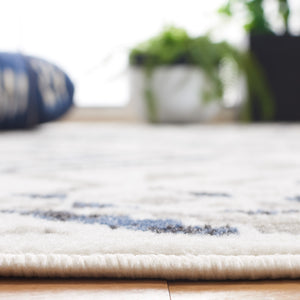 Safavieh Pyramid 221 Power Loomed Modern Rug Ivory / Grey Navy 5'-3" x 7'-8"