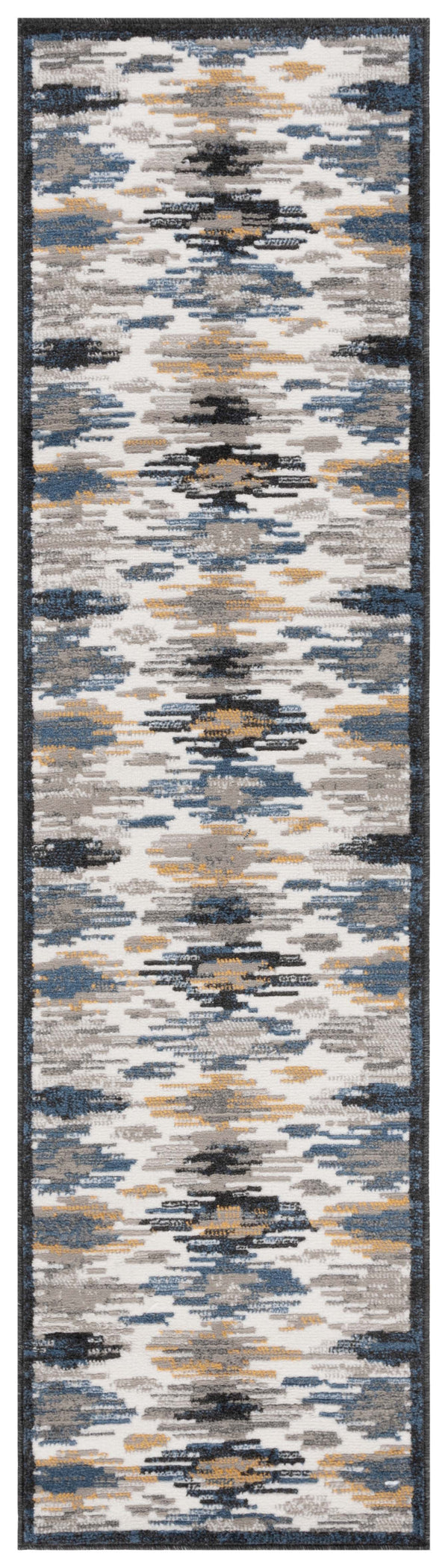Safavieh Pyramid 223 Power Loomed Modern Rug IIX Ivory / Grey Navy PYR223A-28