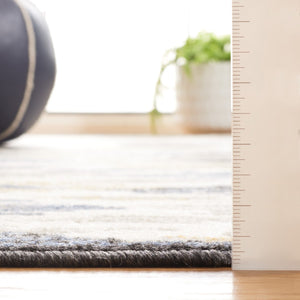 Safavieh Pyramid 223 Power Loomed 52% Polypropylene, 24% Jute, 13% Latex, 11% Polyester Modern Rug Ivory / Grey Navy PYR223A-9