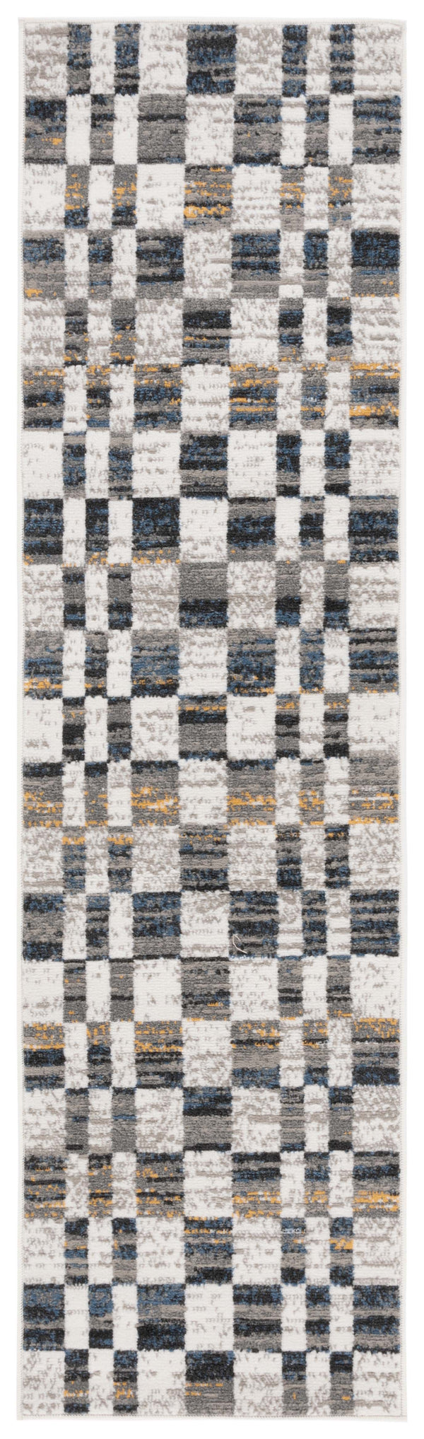 Safavieh Pyramid 224 Power Loomed Modern Rug IIX Ivory / Grey Navy PYR224A-28