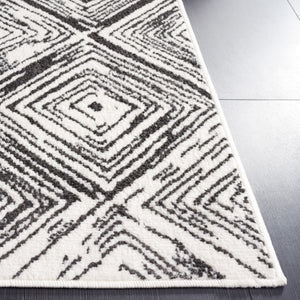 Safavieh Pyramid 225 Power Loomed Modern Rug Ivory / Blue 5'-3" x 7'-8"