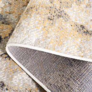 Safavieh Pyramid 227 Power Loomed Modern Rug X23 Grey / Navy Gold PYR227F-7R