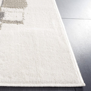 Safavieh Pyramid 229 Power Loomed 52% Polypropylene, 24% Jute, 11% Polyester, 13% Latex Rug Ivory / Grey Navy PYR229A-9