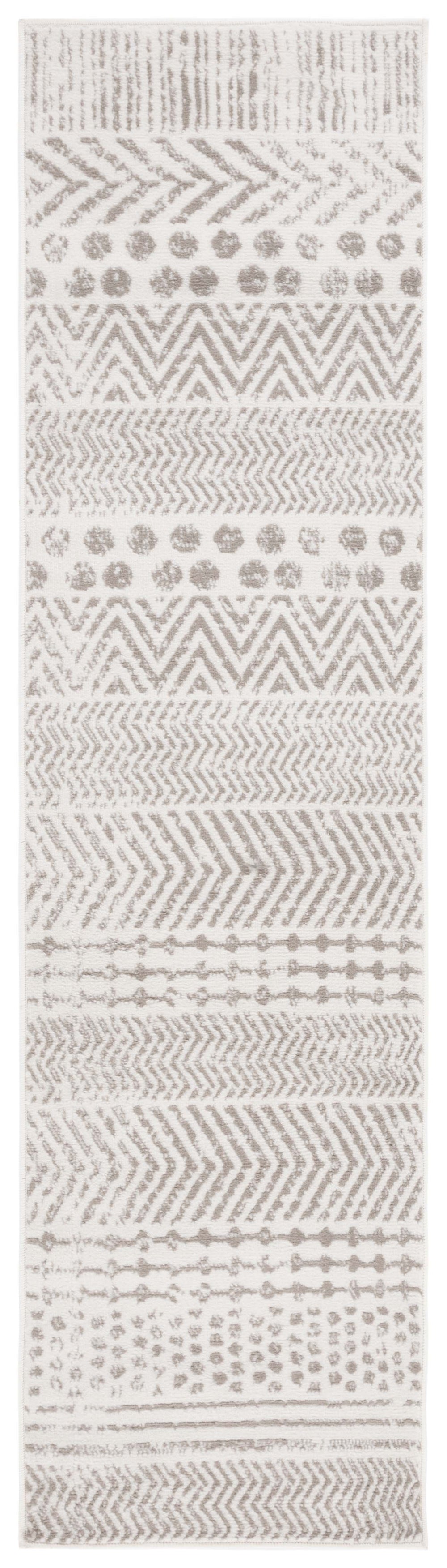 Safavieh Pyramid 230 Power Loomed  Rug IIX Ivory / Grey PYR230A-28