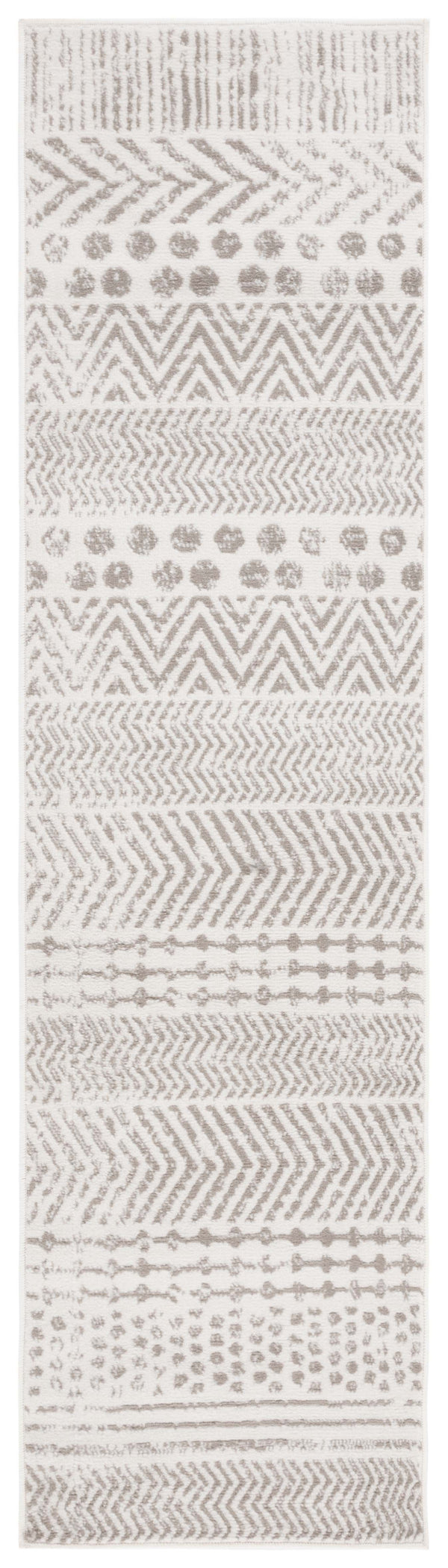 Safavieh Pyramid 230 Power Loomed  Rug IIX Ivory / Grey PYR230A-28