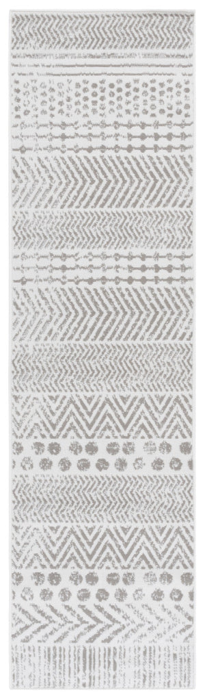 Safavieh Pyramid Geometric Area Rug - Luxurious Softness And Modern Design For Stylish Living Spaces Ivory ,Grey 52% Polypropylene,24% Jute,11% Polyester,13% Latex Pyr230a-7