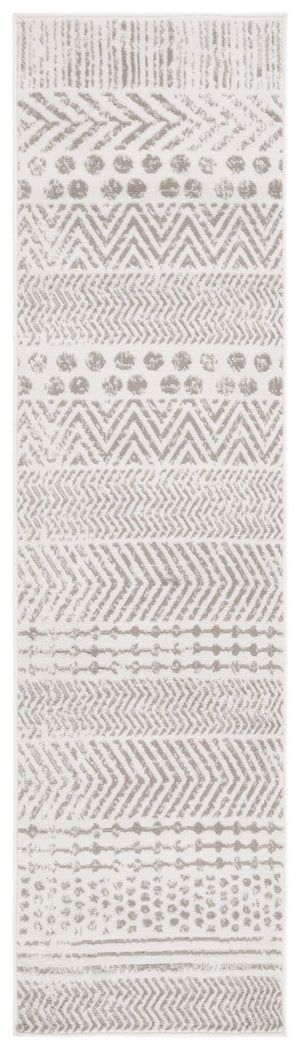 Safavieh Pyramid 230 Power Loomed 52% Polypropylene, 24% Jute, 11% Polyester, 13% Latex Rug Ivory / Grey PYR230A-9
