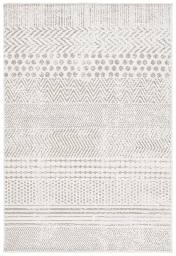 Safavieh Pyramid 230 Power Loomed Rug Ivory / Grey 5'-3" x 7'-8"