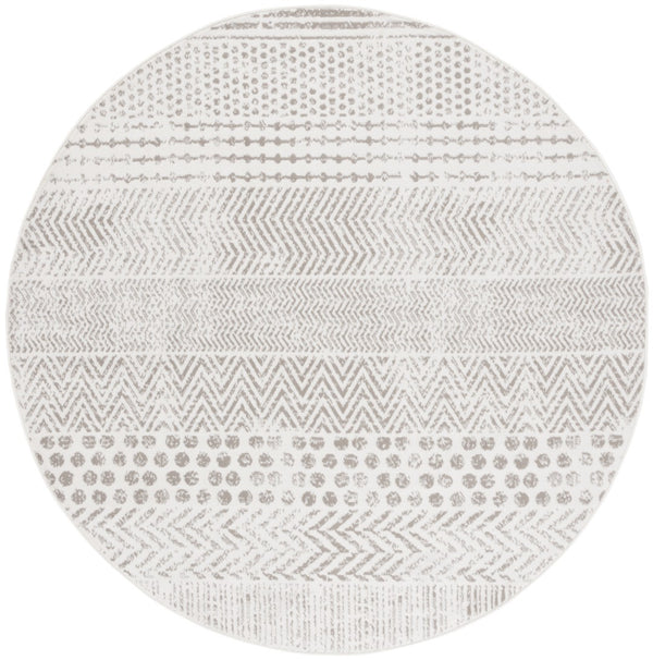 Safavieh Pyramid Geometric Area Rug - Luxurious Softness And Modern Design For Stylish Living Spaces Ivory ,Grey 52% Polypropylene,24% Jute,11% Polyester,13% Latex Pyr230a-7