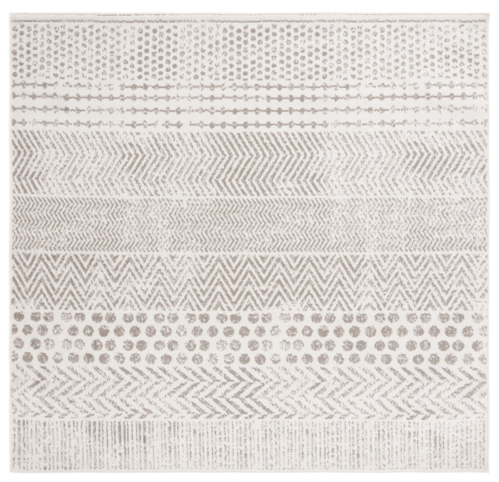 Safavieh Pyramid 230 Power Loomed  Rug IIX Ivory / Grey PYR230A-28