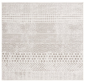 Safavieh Pyramid Elegant Area Rug - Timeless Ivory And Grey Design For Modern Living Spaces And Style Ivory ,Grey 52% Polypropylene,24% Jute,11% Polyester,13% Latex Pyr230a-211